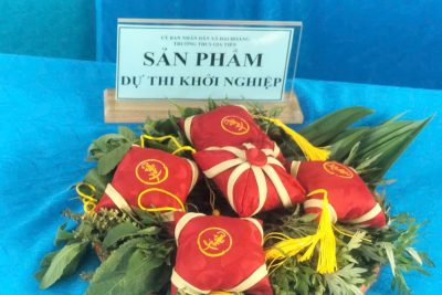 HS THCS Gia Tiến tham dự cuộc thi Khởi nghiệp cấp cụm